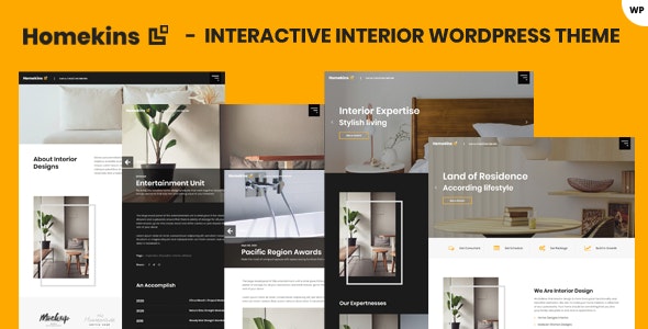 Homekins v1.0 - Interior WordPress Theme