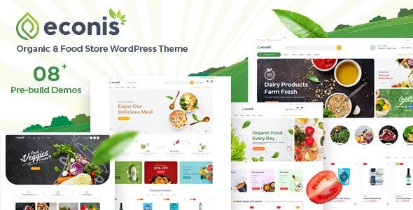 Econis v1.0.3 – Organic &amp; Food Store WordPress Theme